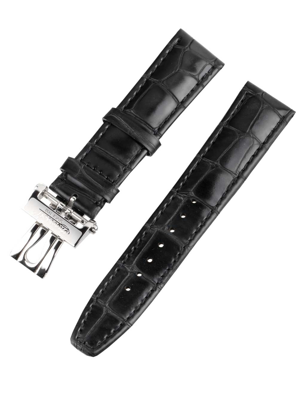 Ingersoll Replacement Strap [22 mm] black silver buckle 25044