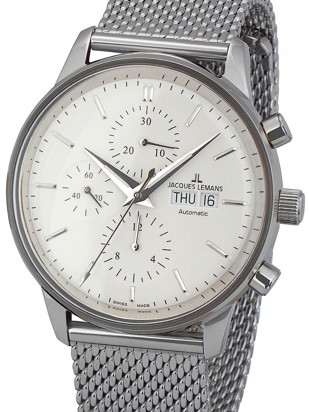 Jacques Lemans N-208E Retro Classic Men's Chronograph Automatic 44mm ATM