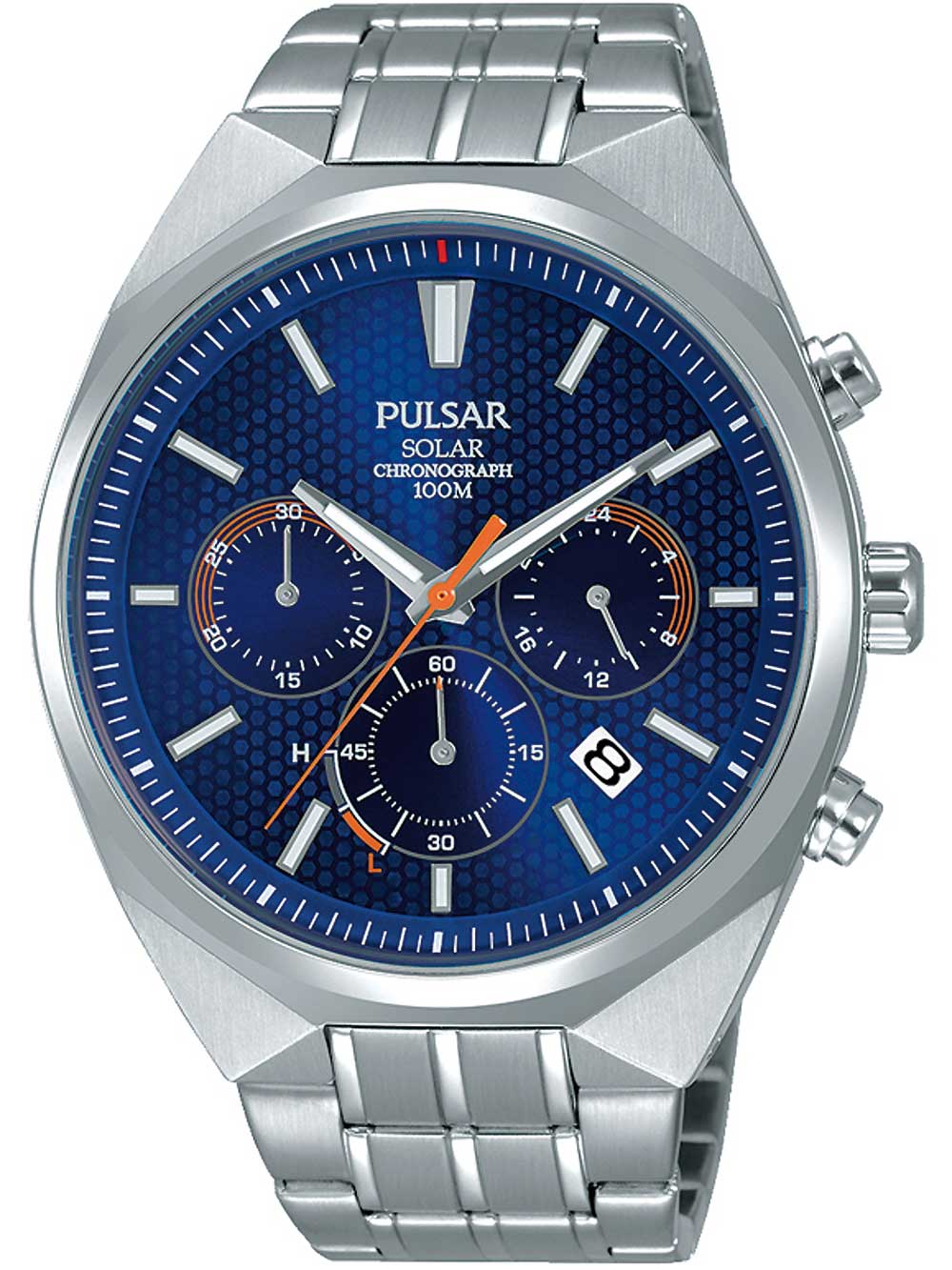 Pulsar PZ5007X1 Solar Chronograph 44mm 10 ATM