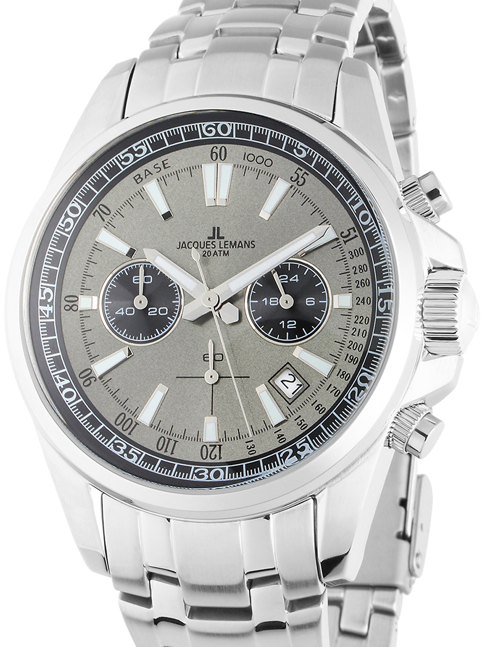 Jacques Lemans 1-2117ZA Liverpool Mens Chronograph 44mm 20ATM BY Jacques Lemans - Watches available at DOYUF