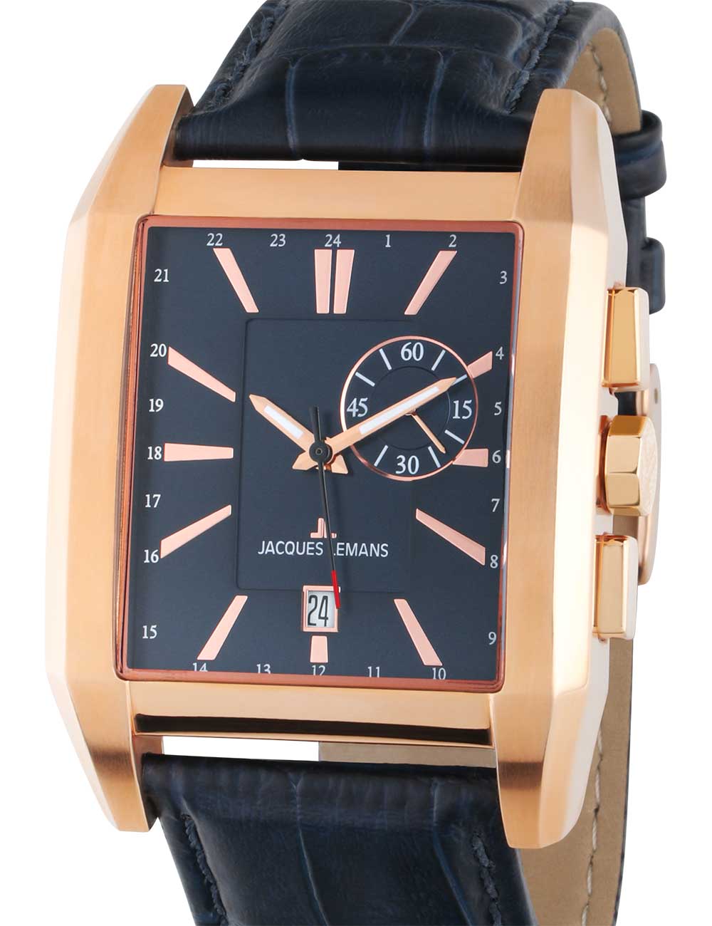 Jacques Lemans 1-2162D Torino square Mens Watch 38mm 5ATM BY Jacques Lemans - Watches available at DOYUF