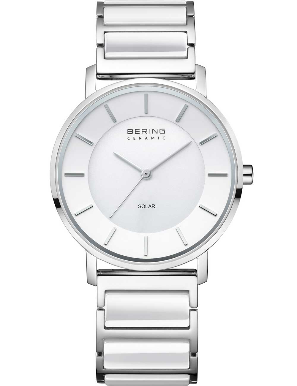 Bering 19535-754 Ladies Watch Ceramic Solar 35mm 3ATM BY BERING - Watches available at DOYUF