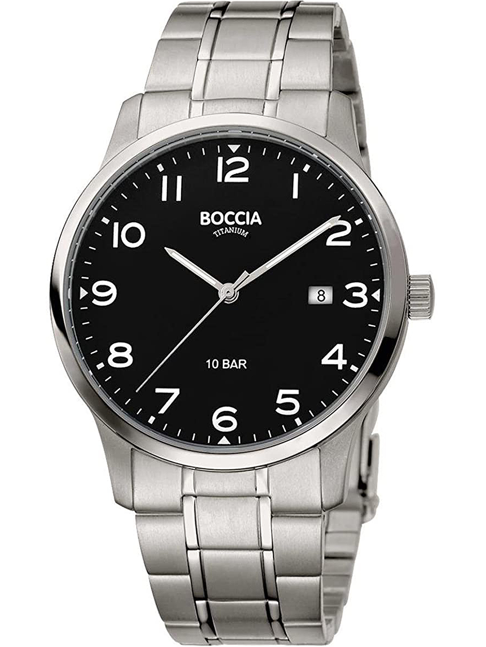 Boccia 3621-01 men`s watch titanium 40mm 10ATM BY Boccia - Watches available at DOYUF