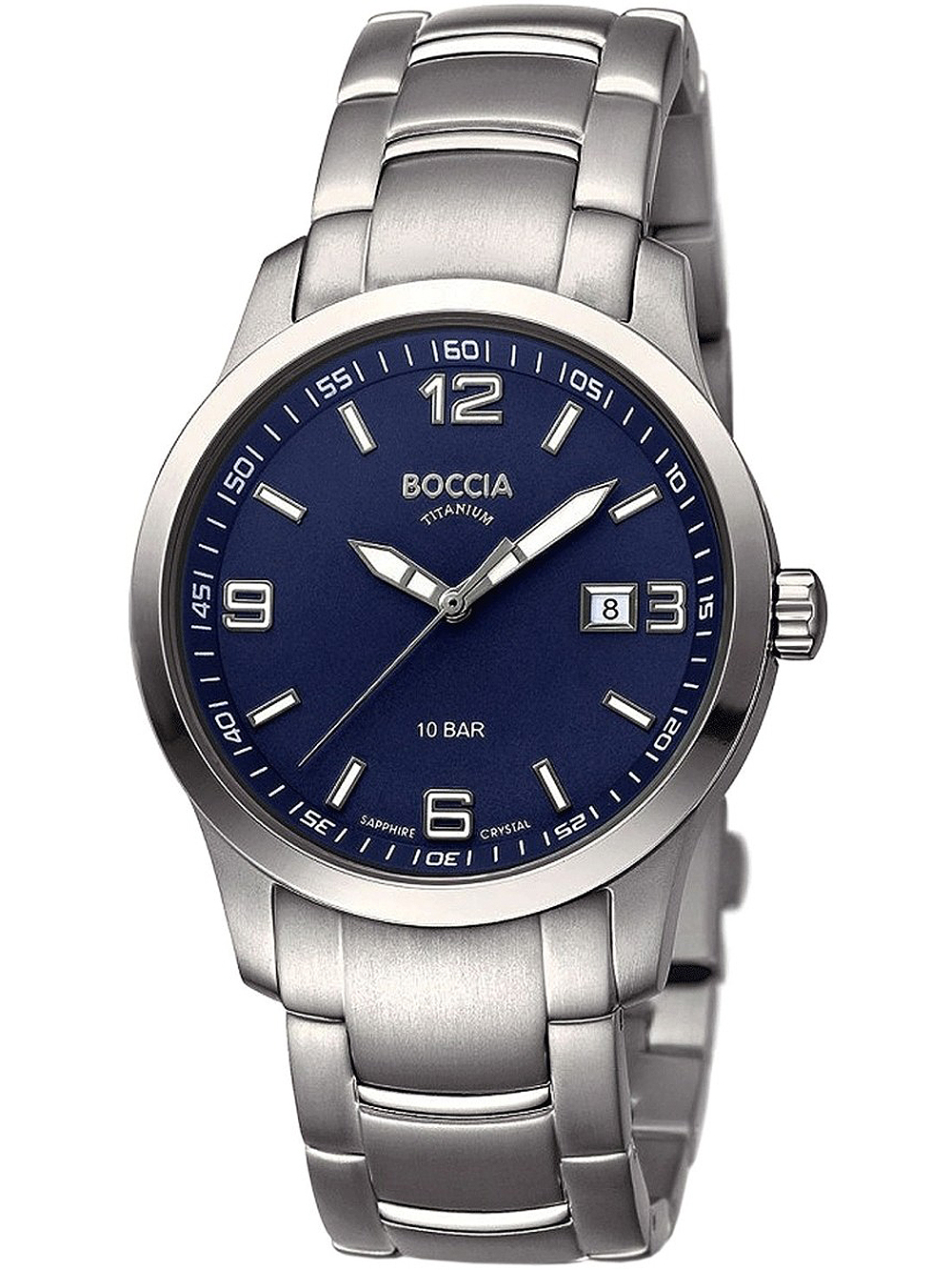 Boccia 3626-05 men`s watch titanium 38mm 10ATM BY Boccia - Watches available at DOYUF