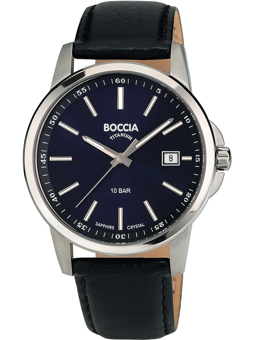 Boccia 3633-01 men`s watch titanium 40mm 10ATM BY Boccia - Watches available at DOYUF