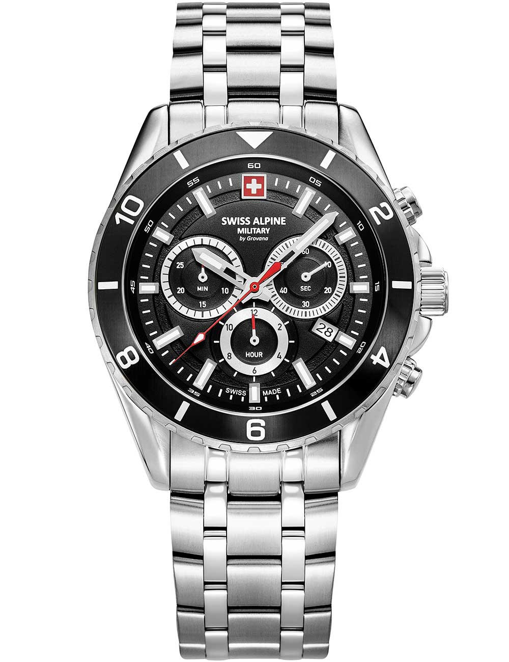 Swiss Alpine Military 7034.9137 Mens Watch Sierra Chronograph 43mm 10ATM BY SWISS ALPINE MILITARY - Watches available at DOYUF