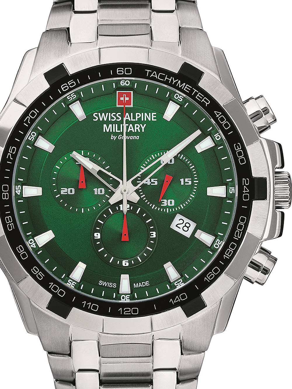 Swiss Alpine Military 7043.9134 Chrono 46mm 10ATM BY SWISS ALPINE MILITARY - Watches available at DOYUF