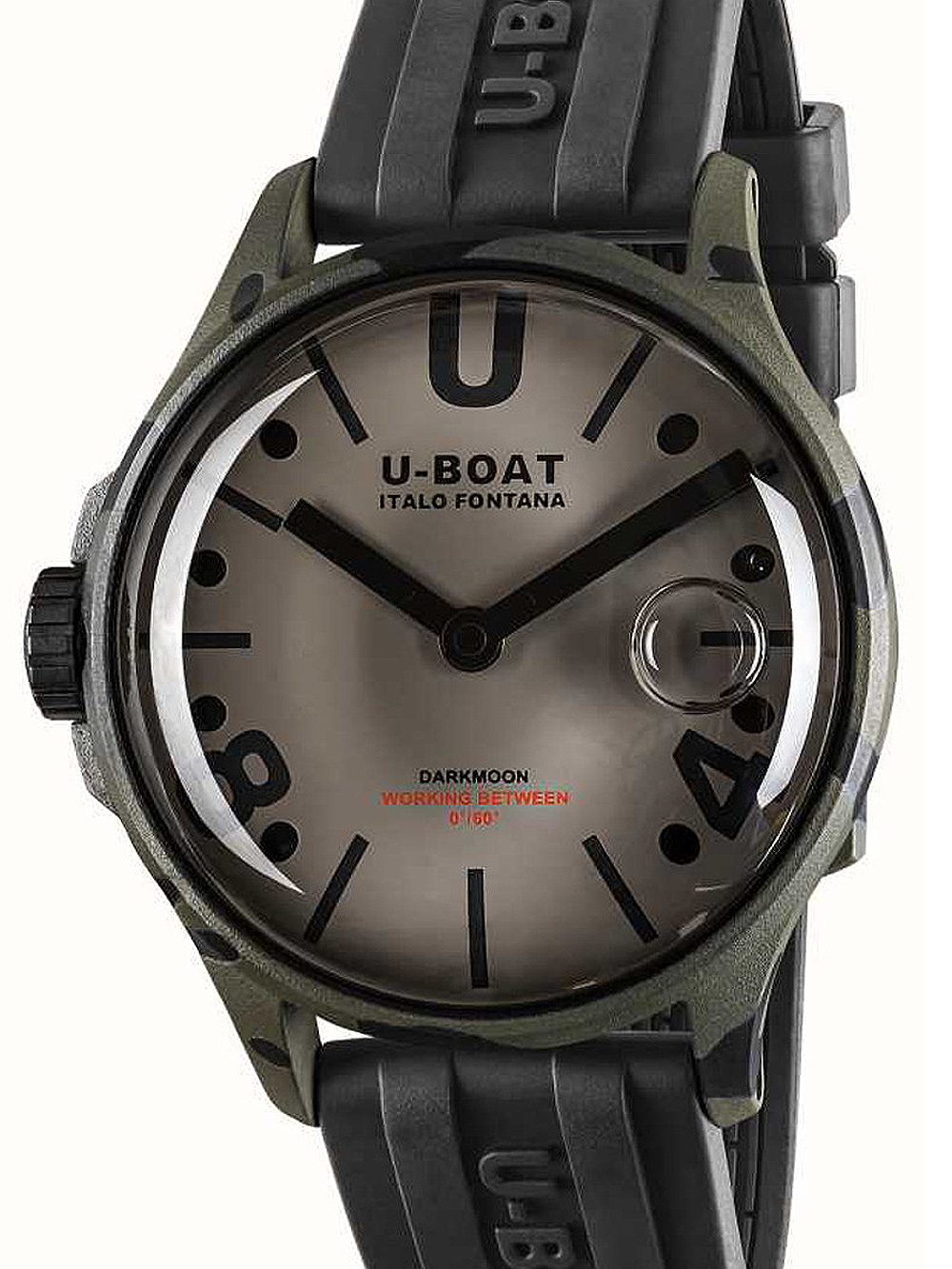 U-Boat 9550 Darkmoon Grey Camouflage Mens Watch 44mm 5ATM BY U-BOAT - Watches available at DOYUF