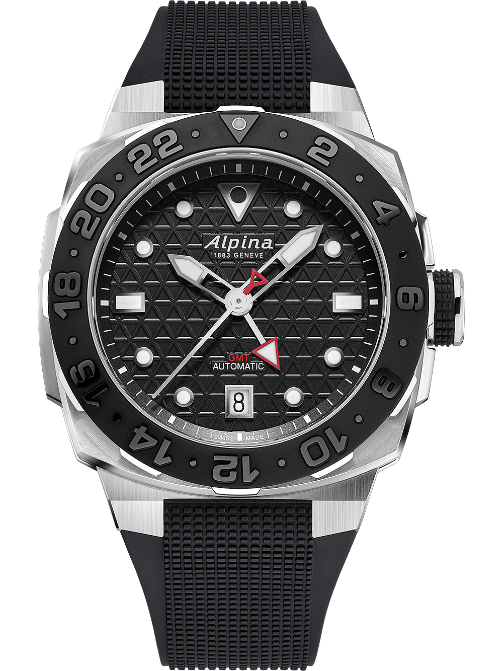 Alpina AL-560B3VE6 Mens Watch Startimer Heritage Automatic GMT 39mm 30ATM BY Alpina - Watches available at DOYUF