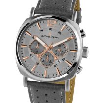 Jacques Lemans 1-1645.1L Lugano Chronograph Mens Watch 46mm 10ATM