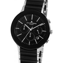 Jacques Lemans 1-1854C Dublin Ceramic Chronograph Mens Watch