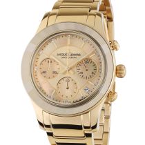 Jacques Lemans 1-2151H Venice Ladies Watch Chronograph 38mm 5ATM