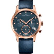 Claude Bernard 10231-37R-BUIPR1 Ladies Watch Classic Chronograph 35mm 5ATM 