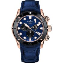 Edox 10242-TINR-BUIRN CO-1 chronograph 45mm 100ATM