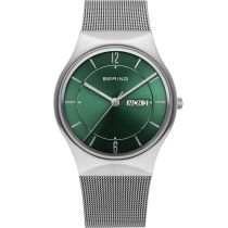 Bering 11938-008DD Classic Day-Date  Mens Watch 38mm 3ATM