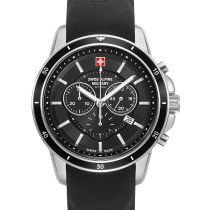 Swiss Alpine Military 7089.9837 Chronograph Mens Watch 44mm 10ATM