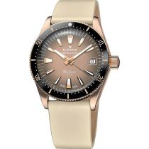 Edox 80131-37RNC-VDBEI Skydiver Automatic + 2nd strap Ladies Watch 38mm 30ATM