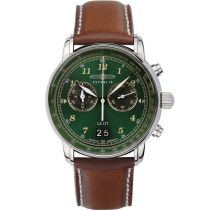 Zeppelin 8684-4 Graf Zeppelin LZ127 big-date chrono 41mm 5ATM