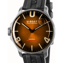 U-Boat 8703/B Darkmoon Brown SS Soleil 44mm 5ATM