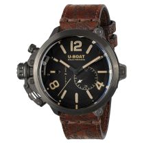 U-Boat 8805 Mens Watch Capsule Titanium BK BE 50mm 10ATM