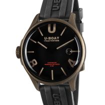 U-Boat 9549 Darkmoon Brown Vintage Mens Watch 40mm 5ATM