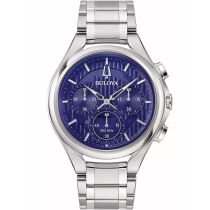 Bulova 96A302 Curv Mens Watch Chronograph 45mm 3ATM