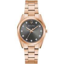 Bulova 97P156 Surveyor Diamond Ladies 31mm 3ATM