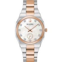 Bulova 98P221 Surveyor Ladies Watch 34mm 3ATM