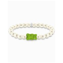 Thomas Sabo A2154-017-6-L15 Goldbears Pearl Bracelet green 15 cm