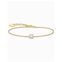 Thomas Sabo A2156-414-14-L19V Gold-plated bracelet w. white zirconia