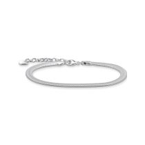 Thomas Sabo A2169-001-21-L19V Silver Snake Bracelet 16-19 cm 