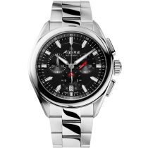 Alpina AL-373BB4E6B Alpiner Chronograph Mens Watch 42mm 10ATM