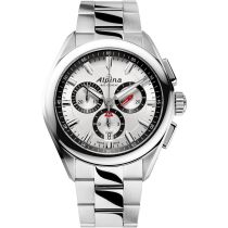 Alpina AL-373SB4E6B Alpiner Chronograph Mens Watch 42mm 10ATM