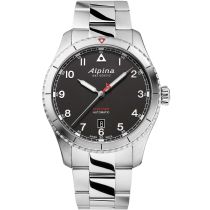 Alpina AL-525BW4S26B Startimer Pilot Automatic Mens Watch 41mm 10ATM