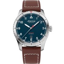 Alpina AL-525NW4S26 Startimer Pilot Automatic Mens Watch 41mm 10ATM