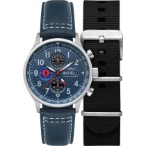 AVI-8 AV-4011-1A Mens Watch Hawker Hurricane Chronograph 43 mm 5ATM