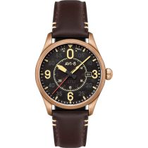 AVI-8 AV-4090-06 Mens Watch Spitfire Bronze Automatic 42mm 5ATM