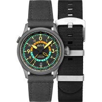 AVI-8 AV-4120-04 Mens Watch Wingman Worldtimer Automatic GMT 41mm 5ATM