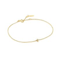 ANIA HAIE BAU001-03YG Gold Single Bracelet Ladies Gold 14K