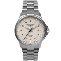 Bauhaus 2864M-5 Mens Watch Aviation Automatic Titanium 42mm 10ATM