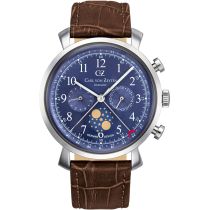 Carl von Zeyten CVZ0015BL Urach Moonphase 40mm 5ATM