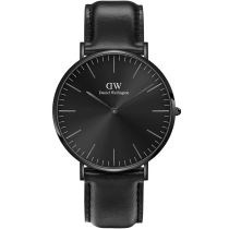 Daniel Wellington DW00100657 Herrenuhr Classic Sheffield Onyx 40mm 3ATM 