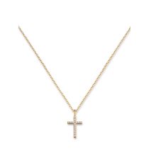 Engelsrufer ERN-LILCROSS-ZI-G Cross Ladies Necklace 38mm, adjustable