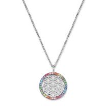 Engelsrufer ERN-LILLIFL-ZIM Flower of Life Ladies Necklace 45cm, adjustable