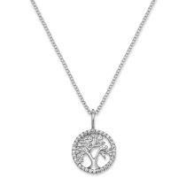 Engelsrufer ERN-LILTREE-ZI Tree of Life Ladies Necklace 40cm, adjustable