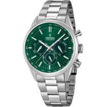 Festina F16820/R Timeless Chronograph Mens Watch 44mm 5ATM