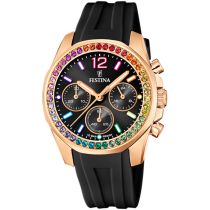 Festina F20611/3 Boyfriend Chronograph Ladies Watch 38mm 10ATM