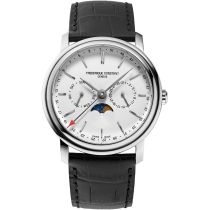 Frederique Constant FC-270SW4P26 Classics Businesstimer Moonphase Mens Watch