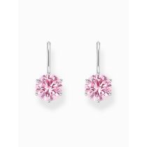 Thomas Sabo H2287-051-9 Silver dangle earrings w. pink cubic zirconia 