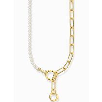 Thomas Sabo KE2193-445-14 Ladies necklace freshwater pearls & link chain, adjustable